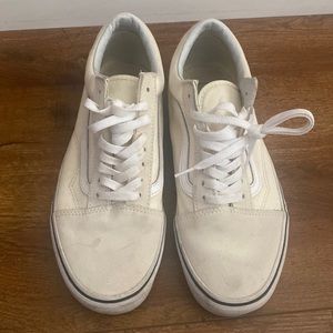 Vans old school in cream color